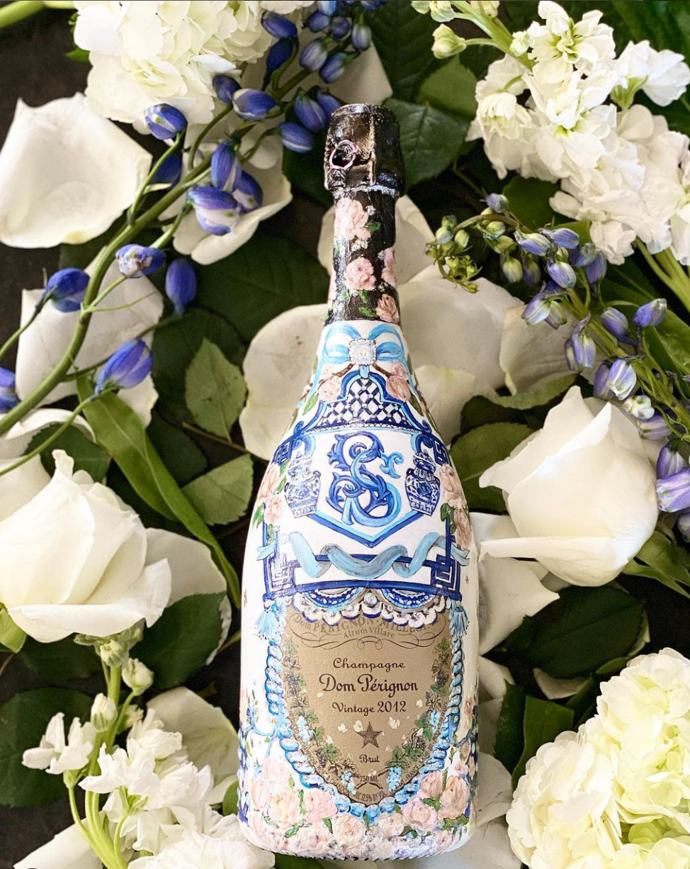 Champagne Bottle Commission
